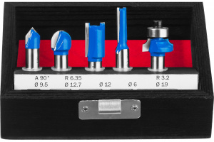 Набор фрез ЗУБР по дереву 5шт (28795-Н5)
