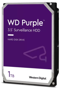 HDD SATA 1Tb WD WD10PURZ Video Purple (5400rpm) 64Mb