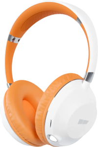 Гарнитура Bluetooth More choice HW34S белый/оранжевый