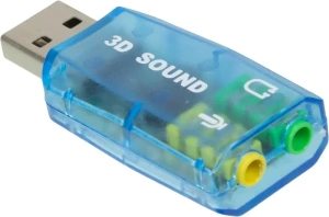 Звуковая карта USB TRUA3D (C-Media CM108) 2.0 channel out 44-48KHz (5.1 virtual channel) RTL