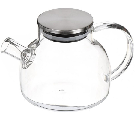 Чайник заварочный Daniks, 0,6 л, стекло, с ситечком (Y4-6131)(423124)