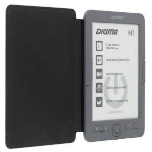 Книга электронная Digma M1 темно-серый