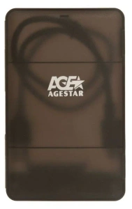 Внешний корпус AgeStar 3UBCP3 SATA пластик черный 2.5"