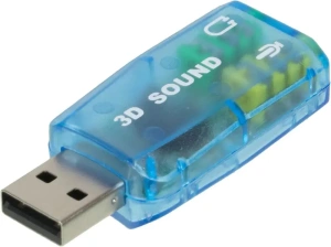 Звуковая карта USB TRUA3D (C-Media CM108) 2.0 channel out 44-48KHz (5.1 virtual channel) RTL