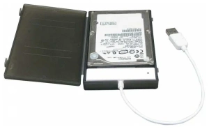 Внешний корпус AgeStar SUBCP1 SATA пластик черный 2.5"