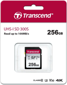 Карта SD 256 GB TRANSCEND TS256GSDC300S