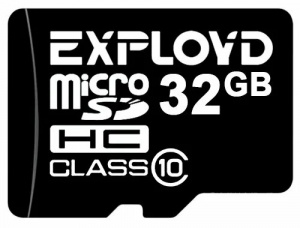 Карта micro-SD 32 GB EXPLOYD Class10
