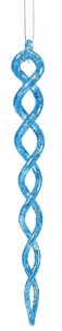 Украшение ёлочное "Сосулька", голубое, 20 см (SYYKLA-182260LB)