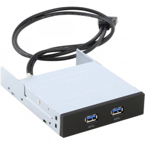 Контроллер USB 3.0 в отсек 3.5" Chieftec MUB-3002 внешние 2 x USB 3.0