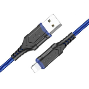 Кабель USB 2.0 A вилка - 8pin 1 м Borofone BX67 Blue
