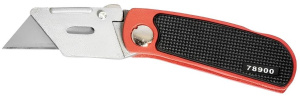 Нож MATRIX складной 18 мм металлический корпус, трапециевидное лезвие 6 шт (78900)