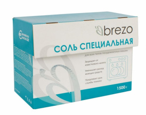 Соль BREZO 97008 для ПММ, 1,5 кг