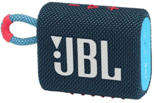 Акустика портативная JBL GO 3 синий-розовый