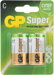 Батарейка GP LR14 Super 2шт