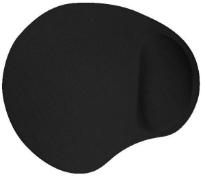 Коврик для мыши BURO BU-GEL/black гелевый чёрный 230х205х25мм