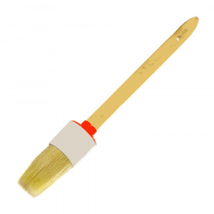 Кисть BARTEX круглая Евро №8 (35мм) деревянная ручка (134180)