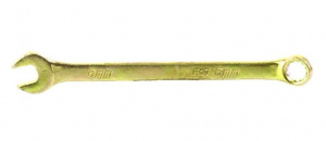 Ключ гаечный комб. СИБРТЕХ желтый цинк 06мм (14972)