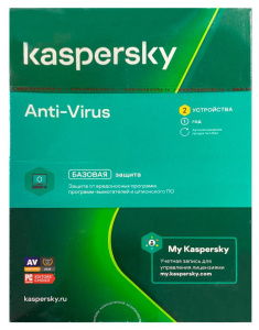 П/о Kaspersky Anti-Virus Russian Edition. 2-Desktop 1 year Base (12мес) (KL1171RBBFS)