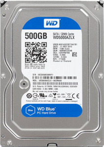 HDD SATA 500Gb WD WD5000AZLX Blue (7200rpm) 32Mb