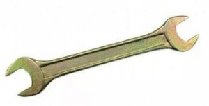 Ключ гаечный СИБРТЕХ рожковый  8х9мм, желтый цинк (14302)