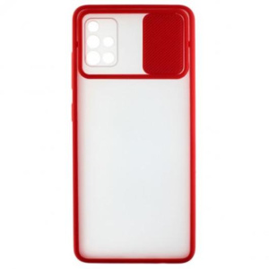 Бампер Samsung A51 (A515) ZIBELINO Cover Slide красный