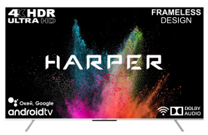 TV LCD 75" HARPER 75U770TS UHD-SMART Безрамочный