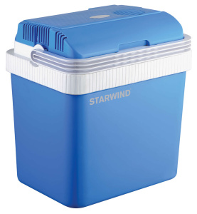 Холодильник-портативный Starwind CF-124 24л 48Вт синий/серый