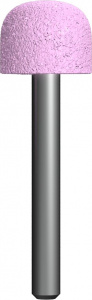 Шарошка абразивная ПРАКТИКА по металлу, закругленная 19х16х6 мм (641-145)