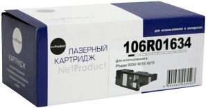 Картридж-тонер Xerox Phaser 6000/6010/WC6015 (NetProduct) N-106R01634, Bk 2K