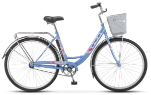 Велосипед STELS 28" Navigator 345 Lady (1 ск., женский, с корзиной) синий