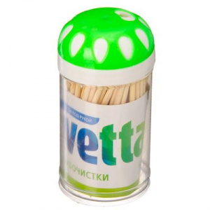 Зубочистки VETTA 100шт бамбук (437-241)