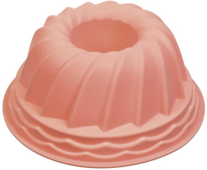 Форма для выпечки силикон DANIKS Savory, круглая, розовая, 23.5х10.5 см, Y4-4964 (396043)