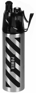 Термобутылка DANIKS с распылителем, 0,5 л, SL-099-grey-black (435635)