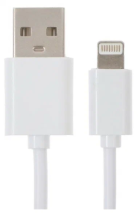 Кабель USB 2.0 A вилка - 8pin 1 м NoName (White)