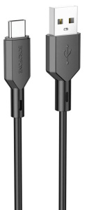 Кабель USB 2.0 Type C - Type C 1 м Borofone BX70 3A черный