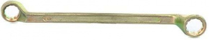 Ключ гаечный СИБРТЕХ накидной 17х19мм, желтый цинк (14626)