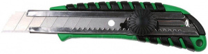 Нож ВОЛАТ технический 18 мм, металлическая направляющая с фиксатором (24102)