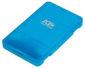 Внешний корпус AgeStar 3UBCP3 SATA пластик синий 2.5"