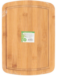 Доска разделочная дер.бамбук Daniks, прямоугольная, 28х20х1.5 см (H-1763)(324411)