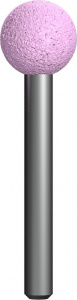 Шарошка абразивная ПРАКТИКА по металлу, шарообразная 16х6 мм (641-121)
