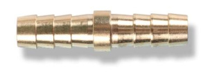 Адаптер пневмо ECO елочка 12 мм двухсторонняя (латунь) (AB-E12/E12)