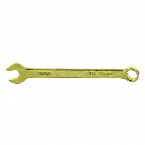 Ключ гаечный комб. СИБРТЕХ желтый цинк 10мм (14976)