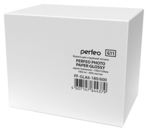 Бумага PERFEO 10х15 180 г/м2 глянцевая 600л (PF-GLA6-180/600)