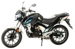 Мотоцикл Motoland FIGHTER 250 черный/синий/белый *2