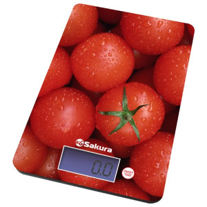 Весы кухонные электронные  SAKURA SA-6075T томаты