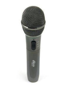 Микрофон вокальный Ritmix RWM-101 (радио,3м черный)