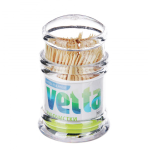 Зубочистки VETTA 180шт бамбук (437-242)