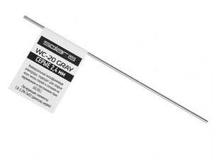 Электрод вольфрамовый SOLARIS WC-20, Ф2.4мм, TIG сварка (серый)