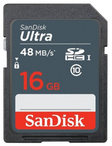 Карта SD 16 GB SanDisk SDSDUNB-016G-GN3IN