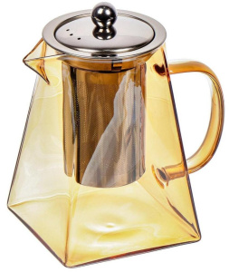 Чайник заварочный «Мед», 950 мл, стекло, с колбой (Y4-6543)(433928)